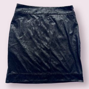 Leith Faux Leather Mini Skirt, small